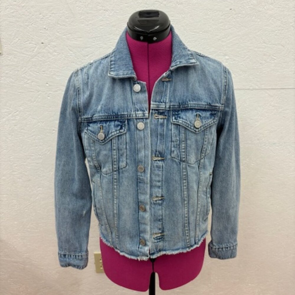 Lucky Brand Tomboy Trucker Jean Jacket, Small Petite
